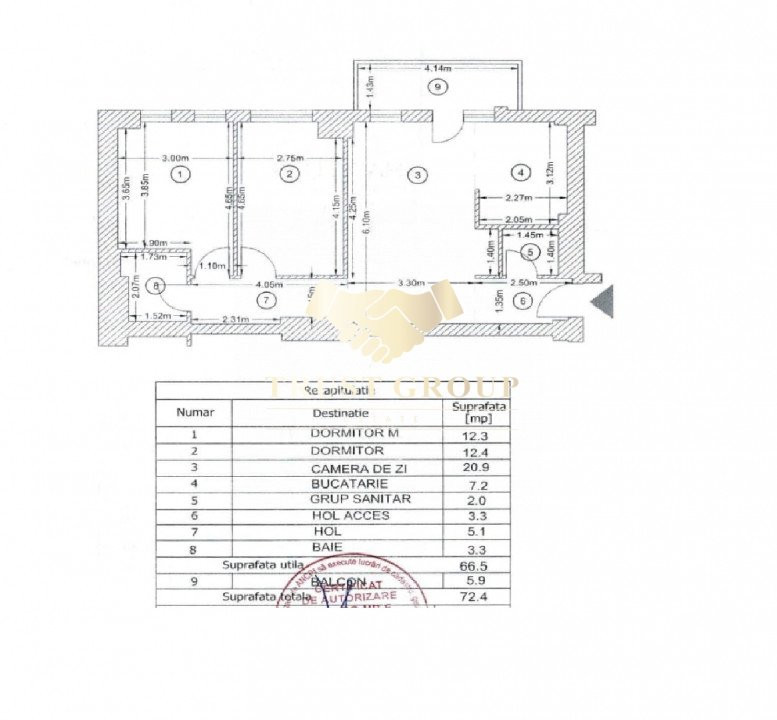   Apartament 3 camere -Belvedere Residence 