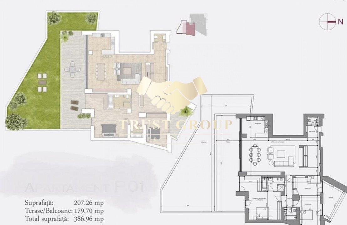 Proprietate Exclusivistă cu Terasă și Grădină | Calea Victoriei – Vernescu