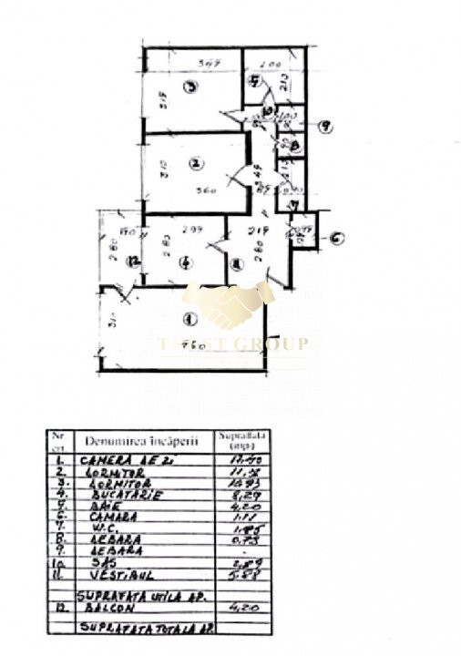 Apartament 3 camere Polona