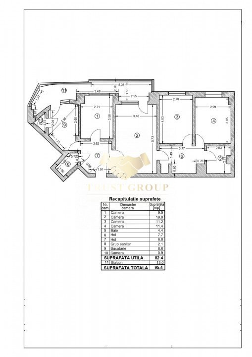Apartament 4 camere Kiseleff 