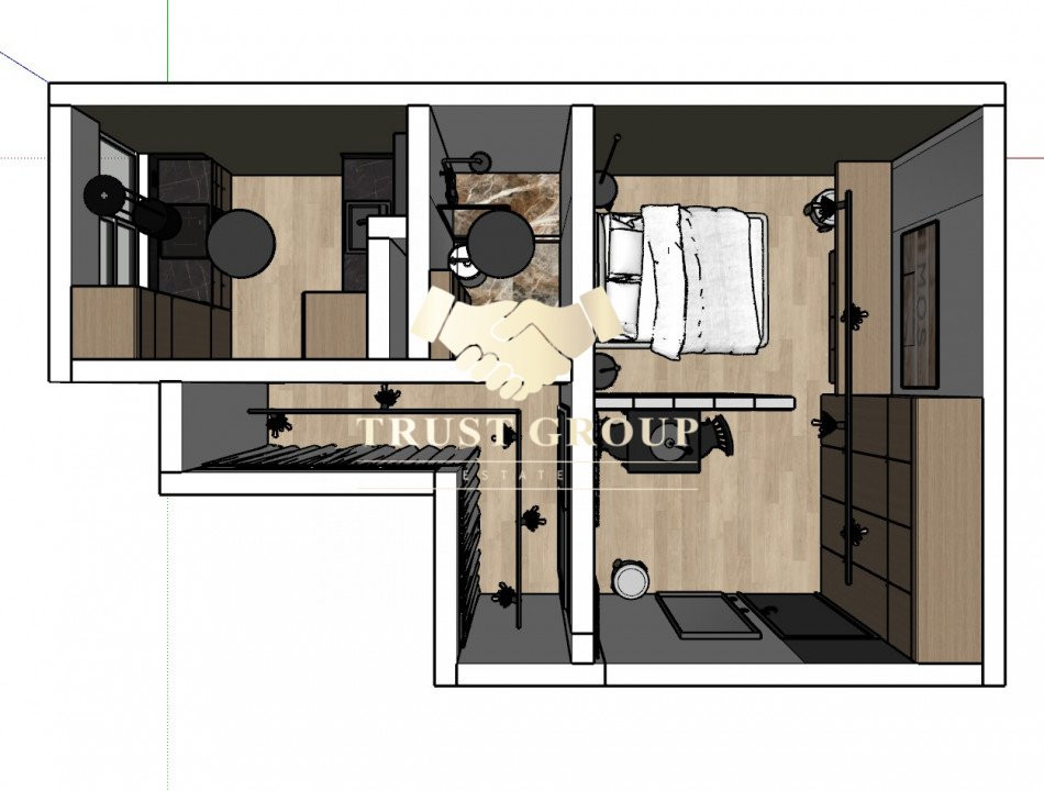 Studio Armenească | Renovat 2025 | Fără Risc sau Urgenta ! |