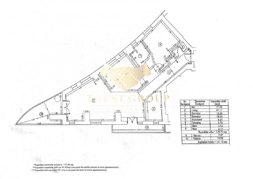 Design Italian & Panoramă de Etaj 6 | 2 Parcări Incluse | 120mp utili + terasa