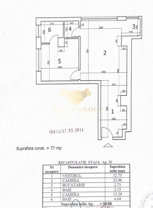APARTAMENT 2 CAMERE, 2 BAI ETAJ 6 din 8 - Aviatiei-Baneasa
