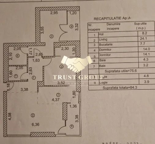 3 camere + garaj + boxă de vânzare în complexul Win Herastrau