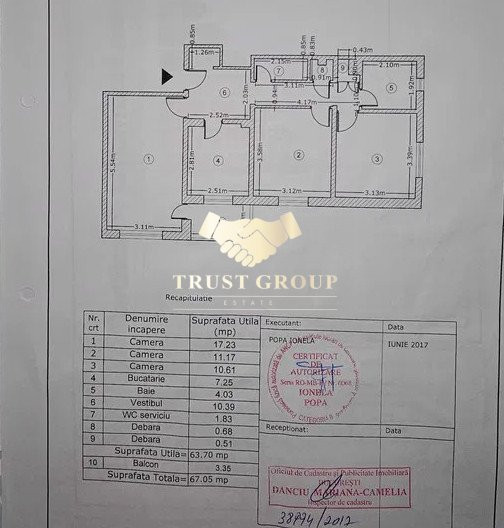 3 camere Crangasi | Gata de mutare | 