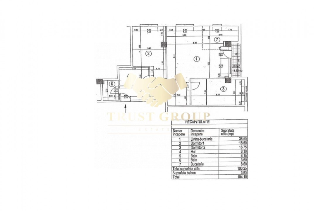 Apartament 3 camere Dorobanti