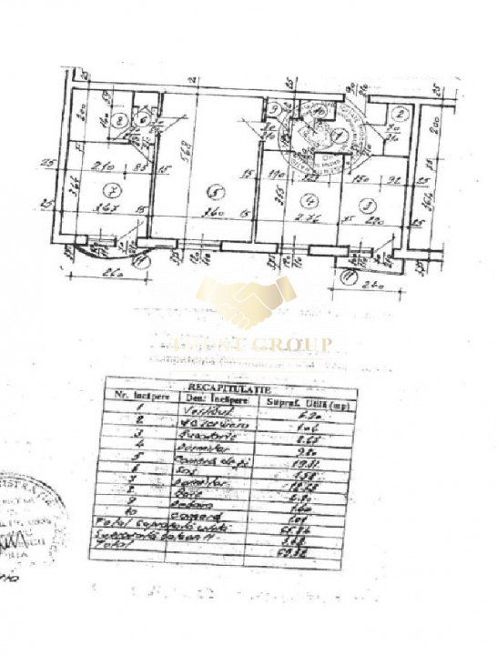 Apartament 3 camere Stirbei Voda-Bloc Monolit