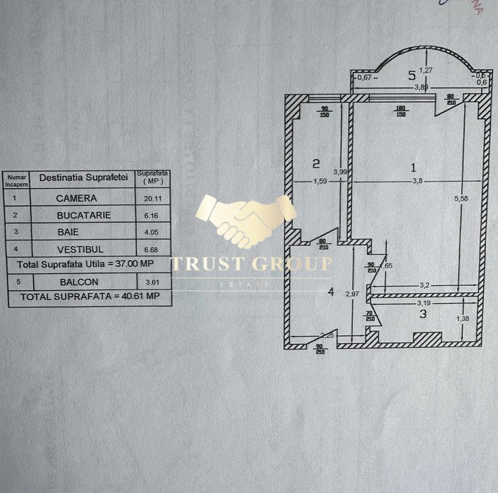 Garsoniera Lujerului | Bloc 1985 | 41m2 | 