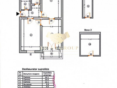 Apartament 3 camere Floreasca | 2  Boxe 