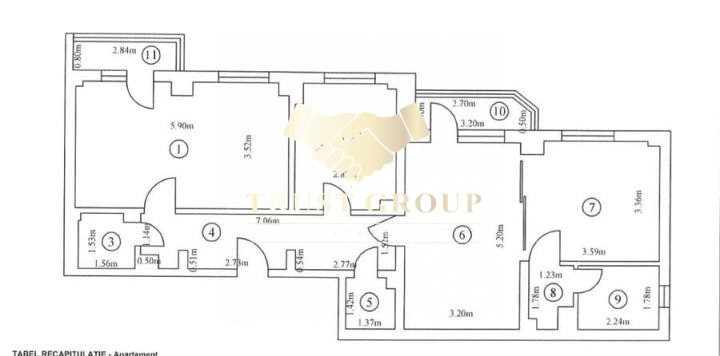 Apartament 3 camere Obor