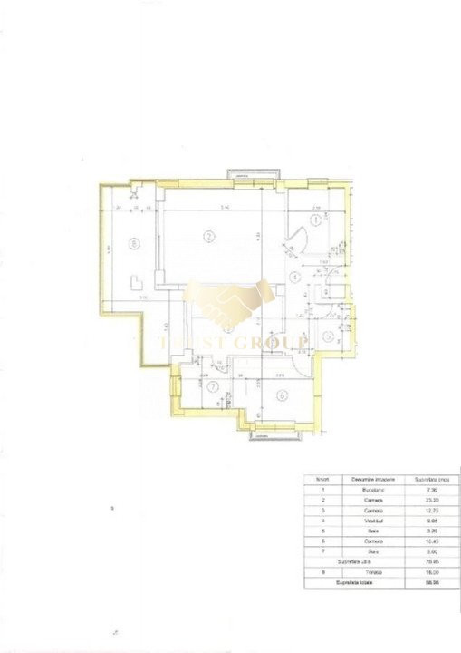  Apartament 3 camere - Penthouse