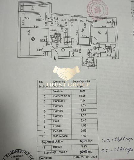 3 camere Drumul Taberei | 2 bai | 2 min metrou | 