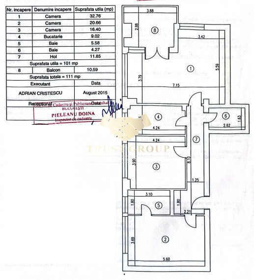 Apartament 3 camere Laguna Residence - 2 locuri de parcare