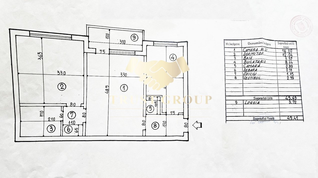  2 camere Veteranilor-bloc reabilitat | etaj 3 din 4 | loc de parcare adp