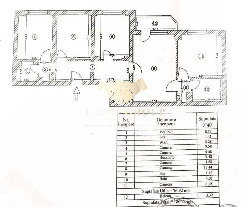 Apatament 4 camere Polona-Dorobanti