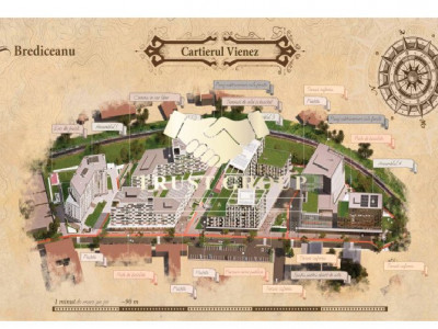 Apartament 2 camere Cartierul Vienez | Vedere catre Catedrala | 