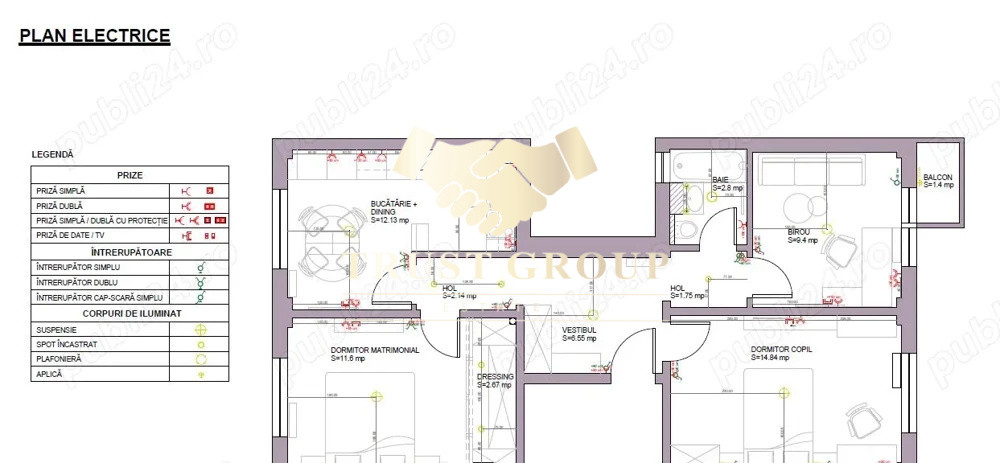 Apartament 4 camere Victoriei