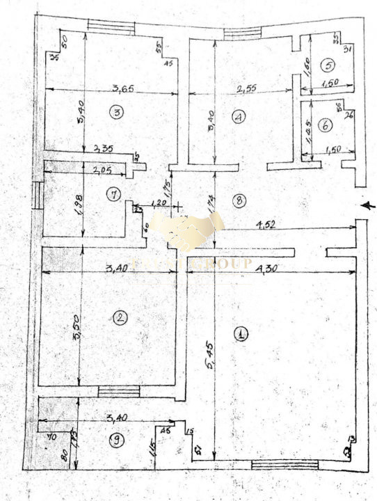 Apartament 3 camere - Barbu Vacarescu