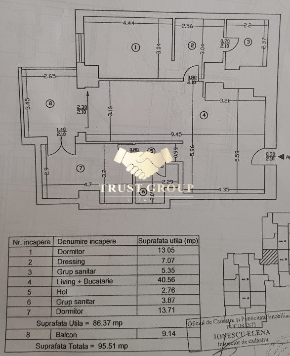 Apartament 3 camere + Terasa