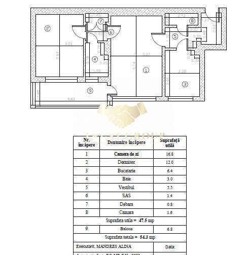 Apartament 2 camere Bucurestii Noi | bloc reabilitat 