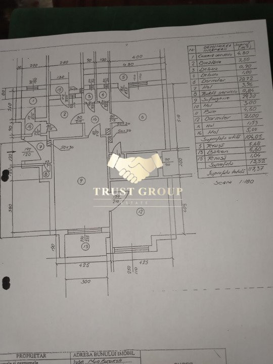 Apartament 4 camere Romana | Centrala proprie 