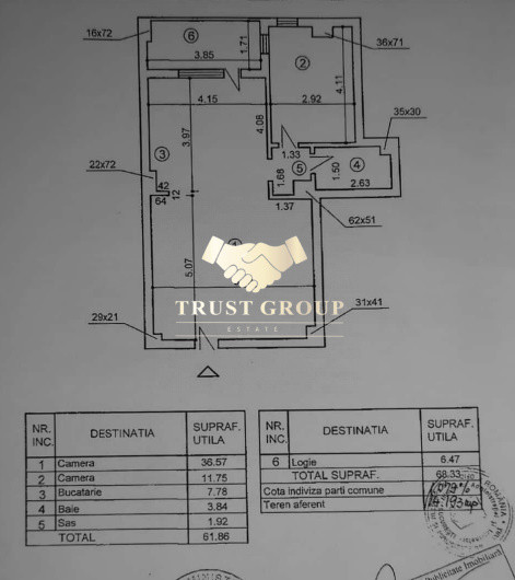Apartament 2 camere | 68 mp | Centrala proprie | Mobilat & utilat | Sisesti