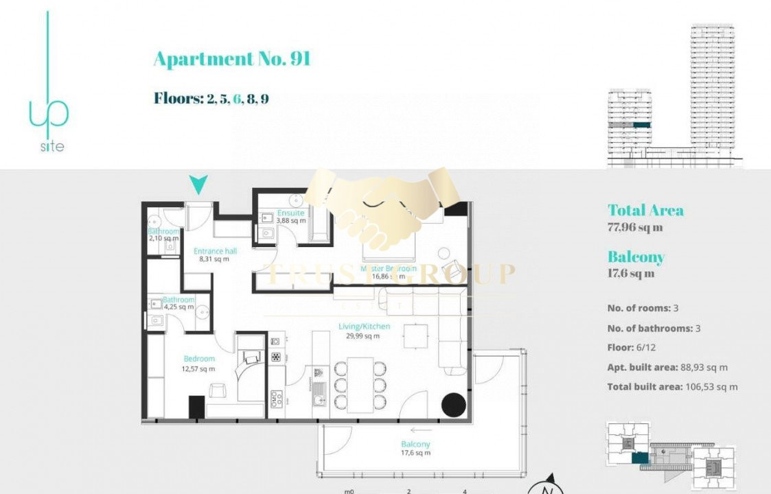 Apartament 3 camere Floreasca