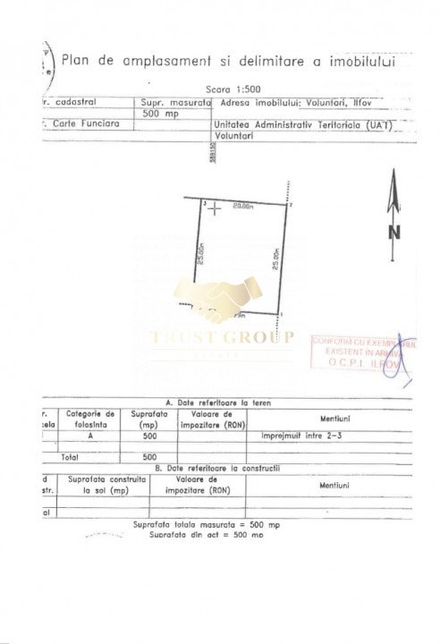 Teren 500mp - Erou Iancu Nicolae