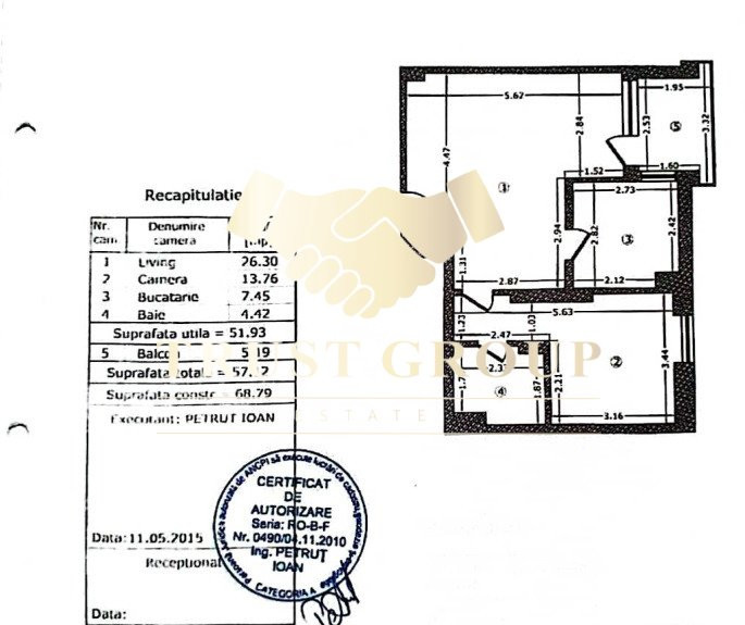 Apartament 2 camere Complex Circului Tower- loc de parcare inclus