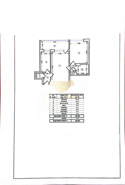 2 camere Afi Cotroceni | IN RENOVARE |