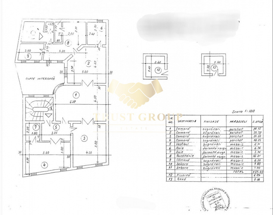 Cismigiu | Apartament 4 camere | Fara risc sau urgenta