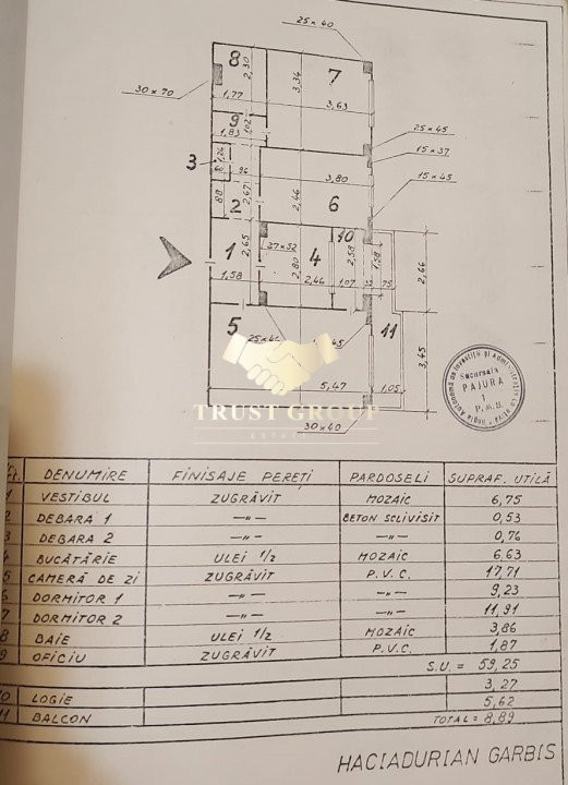 Apartament 3 camere Titulescu-Banu Manta - CENTRALA PROPRIE