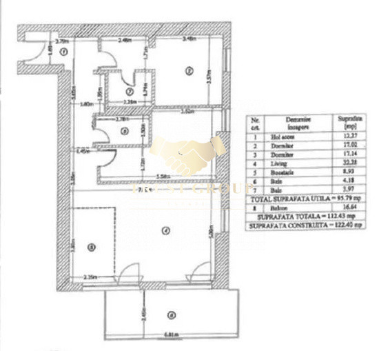 Apartament cu 3 camere de vanzare in One Herastrau Towers