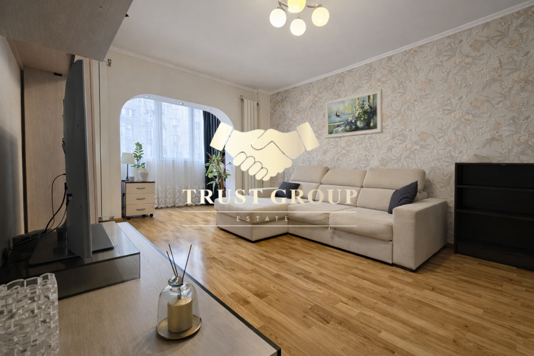 Apartament 2 camere, etaj 3/10, centrală proprie, 2 balcoane, bloc 1986