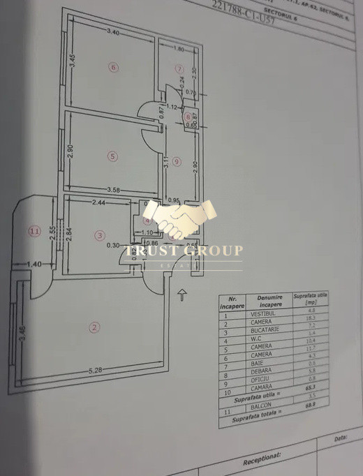 3 camere Gorjului-Apusului | 