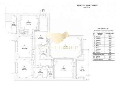 Apartament 4 camere Parcul Circului-Bulevardul Lacul Tei