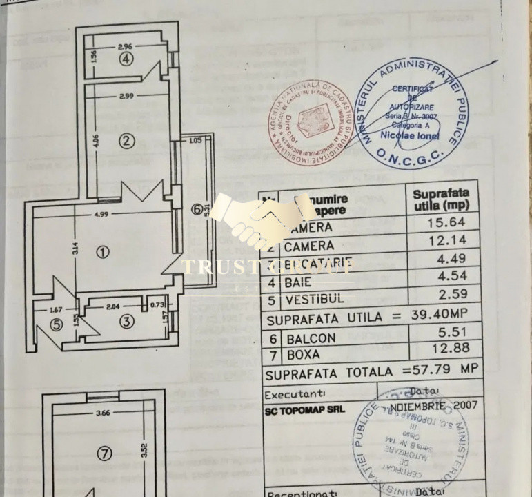 2 cam Capitale Dorobanti, Parter Inalt cu balcon inchis