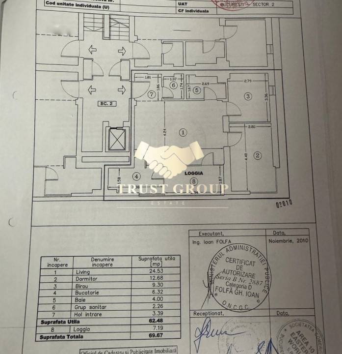 Apartament 3 camere bloc 2011