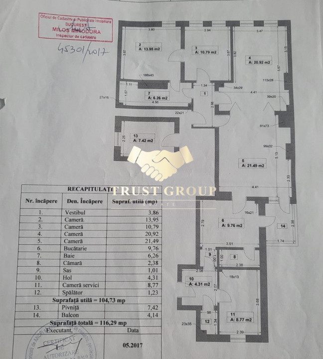 Apartament 4 camere Dorobanti-Capitale