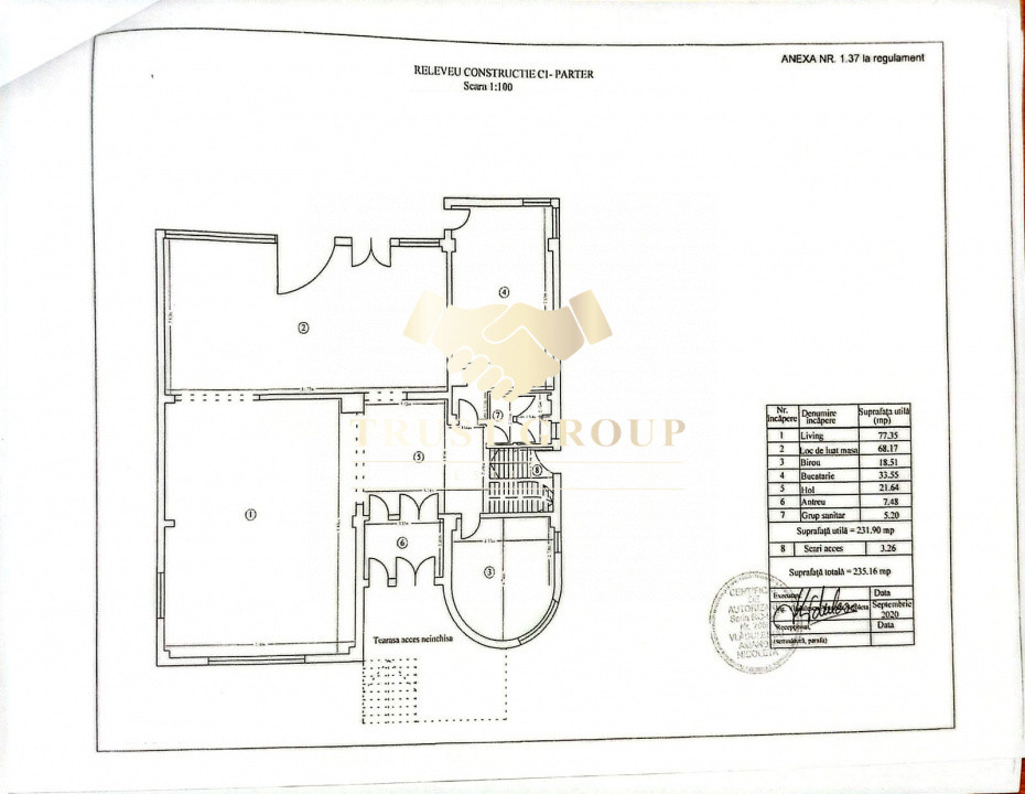 Casă individuală cu arhitectură deosebită și potențial investițional