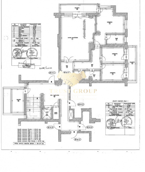 Apartament 4 camere – Băneasa, Aleea Privighetorilor | 140 mp | 2 balcoane | 