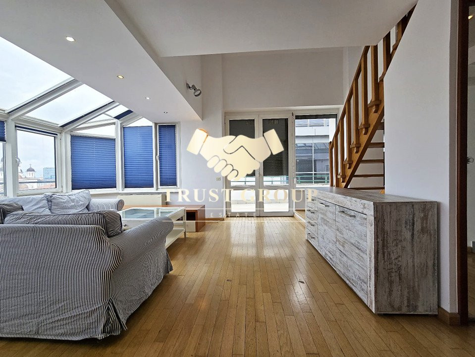 Penthouse 3 camere tip duplex Arcul de Triumf  |Loc de parcare dublu |  