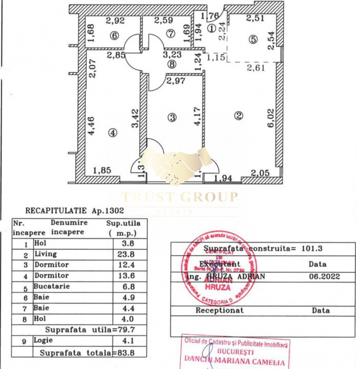 Apartament 3 camere Herastrau
