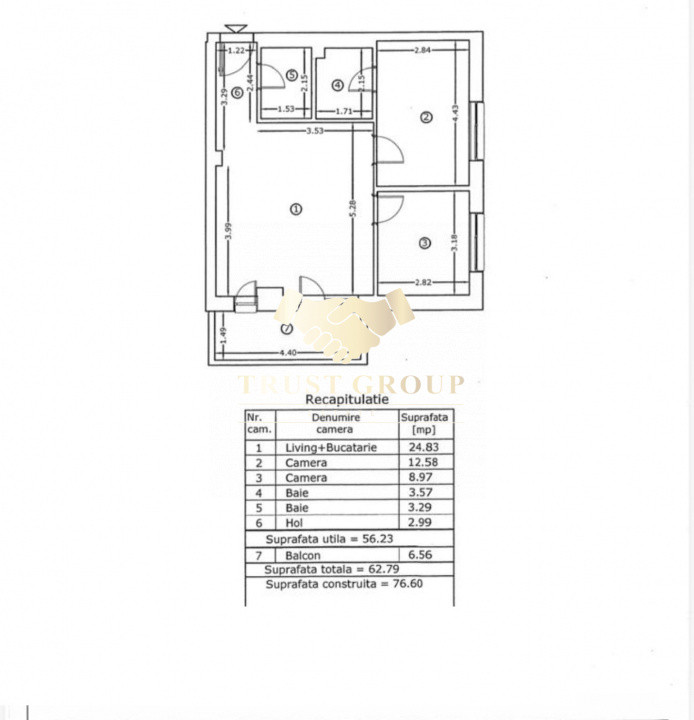 Apartament 3 camere Domenii