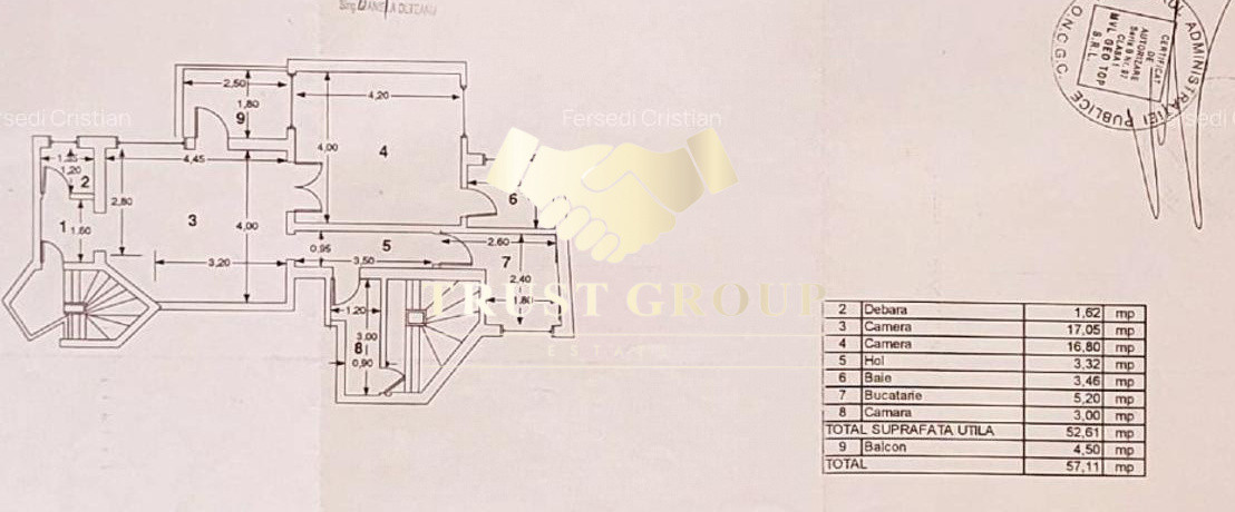 Apartament 2 camere Lascar Catargiu