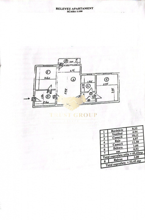 Apartament 2 camere Ultracentral| Bloc reabilitat | 