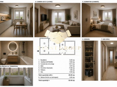 Apartament 2 camere Ultracentral| Bloc reabilitat | 