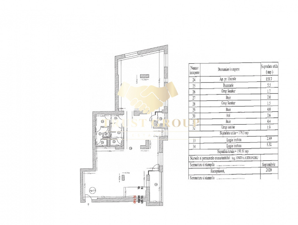 Apartament Floreasca-102 The Address- 190mp