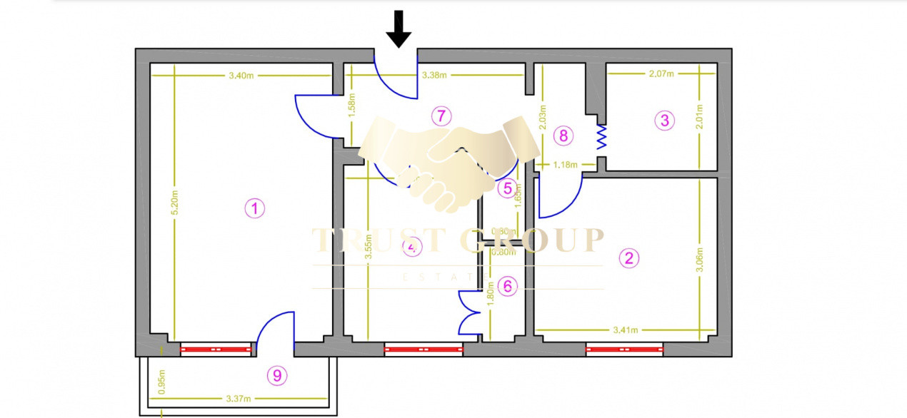 2 camere Lujerului | Centrala proprie | Bloc reabilitat | 