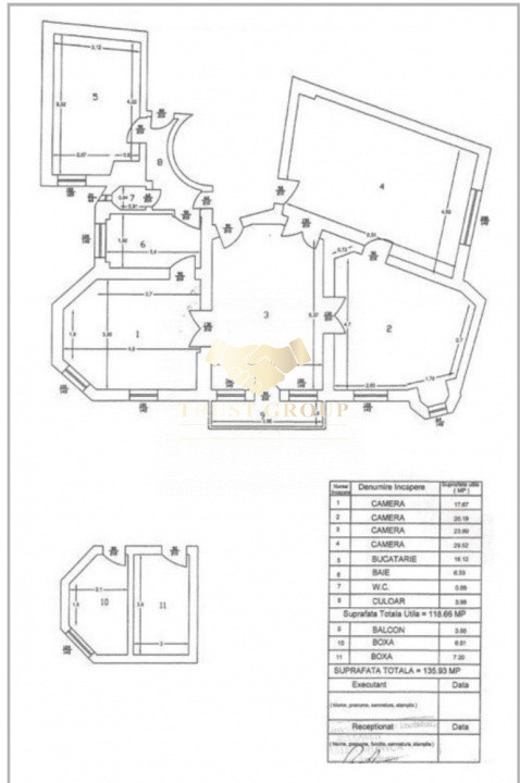 Apartament 4 camere in vila | Gradina Icoanei